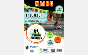 33e Foulées Maingeoises