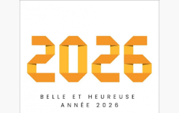 Meilleurs vœux 2026