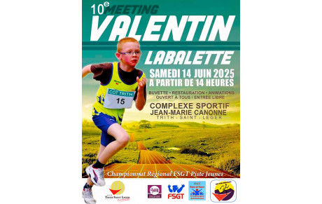 Résultats du 10ème Meeting Valentin Labalette
